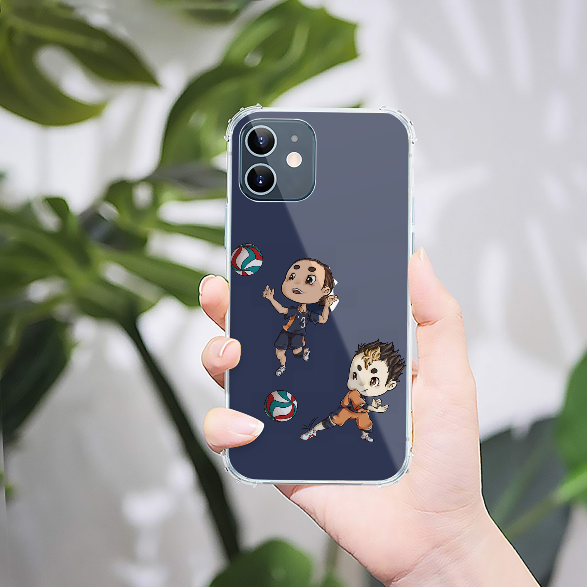 （画像用） ハイキュー!! Haikyu!! 【iPhone 12シリーズ対応】透明スマホケース（クリアソフトケース）
